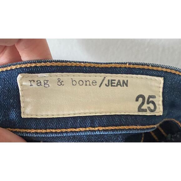 Rag & Bone Size 25 Skinny Jeans Dearborn Style# W1502K089DEA ALTERED - Picture 7 of 11